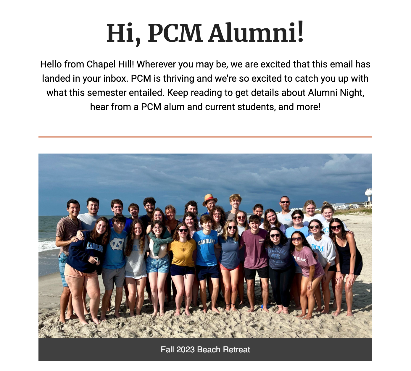 PCM Fall 2024 Newsletter